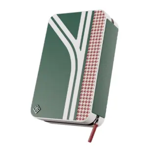 Alestimo Cigar Bag for 6 Cigars - Green and White